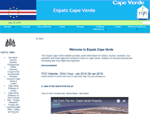 Tablet Screenshot of expatscapeverde.com